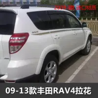 在飛比找ETMall東森購物網優惠-老款豐田rav4拉花貼紙車身貼改裝車身彩條個性車貼專用貼畫貼