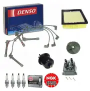 Complete Tune Up Kit Filters Cap Rotor NGK Wires & Plugs (for: Honda)