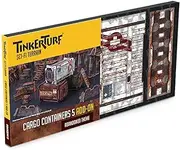 TinkerTurf Sci-Fi Terrain: Cargo Containers Series 5 Add-On, Abandoned Theme