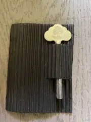 New Crabtree & Evelyn Engraved Monogram Metal Tube Key Roller