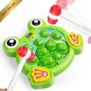 Interactive Whack a Frog Game, Early Developmental Toy for Kids 3-8 Years