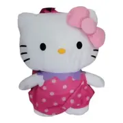 Hello Kitty Pink Strawberry 19in Plush Backpack
