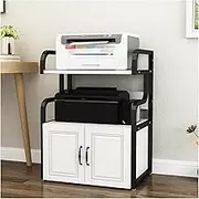 Printer Stand 3-Tier Printer Stand File Rack Storage Cabinet Standing Rack Paper File Organizer Shelf for Home Office, 21.6 X15.7 X 32.2 Inches Printer Stand for Desk
