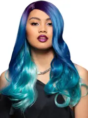 Manic Panic Queen Mermaid Blue Ombre Womens Costume Wig