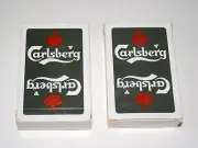 Set Of 2 Carlsberg Brewing Beer Deck Of Belgium Playing Cards New Sealed Box