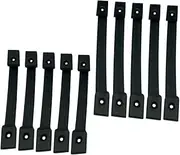 Gatuida Stylish Speaker Handle Set 10pcs Indoor Subwoofer Handles Leather Versatile Use