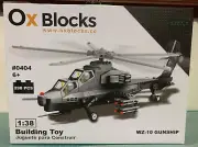 OX Blocks WZ-10 Gunship 298pcs Building Toy
