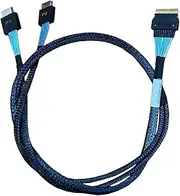 DiliVing 8X to 2* 4X,- 74pin to 2*- 36pin Cable 80cm(Broadcom MPN 05-60001-00，CBL-SAST-1154-85)