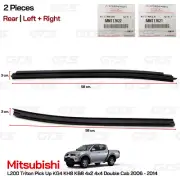 For Mitsubishi L200 Triton 4Dr 2006 14 Rear L+R Inner Weatherstrip Door Belt