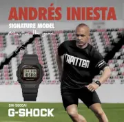 Released on 5 11 Casio G SHOCK Iniesta Signature Model Collaboration