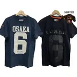 跩狗嚴選 極度乾燥 SUPERDRY OSAKA 經典 T-SHIRT 重磅 純棉 短袖 短T 深藍 數字6 黑色