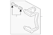 Genuine Volkswagen Caliper Mount 3AA-615-426-B (for: Volkswagen)