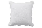 Bianca Cordelia Matching European Pillowcase 65x65cm Square Pillow Cover White