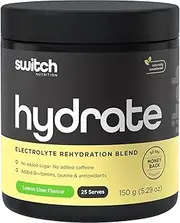 SWITCH NUTRITION Hydrate Electrolytes No Added Sugar Lemon Lime 150g