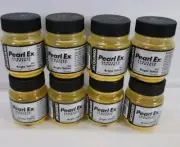 Jacquard Pearl Ex Pearlescent Powdered Pigments Bright Yellow 8 Count