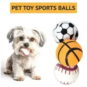 Pet Toy Sports Balls 3pk 12pk Fetch Ball Dog Bite Resistant Chew