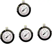 BESPORTBLE 4pcs Swimming Pool Pressure Gauge Pressure Gauge for Water Tank Fish Filter Pressure Gauge Canopy Vacuum Rope Hose Strainer Heaters Leak Stainless Steel White