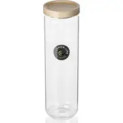 Lemon And Lime 1.65L Woodend Beach Glass Canister Food/Storage Container/Jar