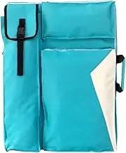 Art Bag for Drawing Kit Sketchbook Bag Portable Artist Backpack Drawing Board Package for Palette Pencils Painting Brushes, Light Blue