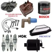 Tune Up Kit Filters PCV Cap Rotors Wires for Honda Accord DX; LX; 2.2L 1994-1996