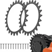 2 Pcs Robotic Lawnmower Spikes with Screws, for Traction Enhancer for Worx Landroid S/M Model Robotic Lawnmowers Robotic Lawnmowers Wheel Spikes, 205 mm Extended Anti-Slip Spikes with 14 Screws ﻿