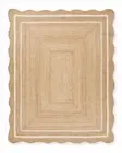 Rug Jute Runner Rectangle 100% Handmade Carpet Home Décor Braided Style Rugs
