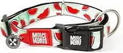 Watermelon Smart Id Collar | Comfortable | Odor Free Neoprene | Smart Id Tag | Lost Pet Protection Program | Extraordinary Dog Collar, M
