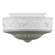 Senator 11&quot; Glass Shade 8 1/4&quot; Fitter, Opal Matte