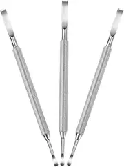Baluue Manicure Tools Set 3pcs Nail Pusher Nail Scraper Cuticle Trimmer for Nail Art Maintenance