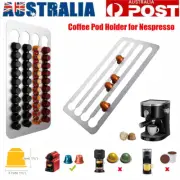 40Pods for Nespresso Coffee Capsule Holder Dispenser Rack Wall Storage Organizer