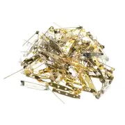 100Pcs Badge Pins, 35mm Safety Pins Bar Name Tag Pin Bulk, Colorful