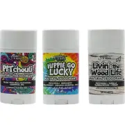 Natural Deodorant Patchouli Trio | Pitchouli, Livin' the Wood Life, Hippie Go...
