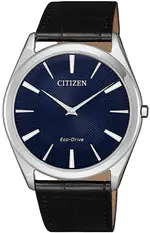 CITIZEN 星辰錶 低斂紋飾光動能超薄腕錶(AR3070-04L)-39MM-藍面皮革【刷卡回饋 分期0利率】【APP下單點數4倍送】