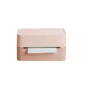 Modern Simple Plastic Tissue Box Creative Solid Color Kitchen Tissue Holder Nordic Style Home Office Tissue Paper Box for Napkin