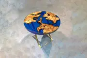 Live Edge Epoxy Resin Coffee Table