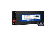Atem Power 12V 100Ah Slimline Lithium Battery Built-in 40A DC-DC Charger