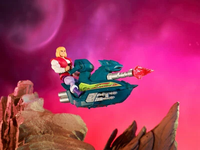 MASTERS OF THE UNIVERSE ORIGINS PRINCE ADAM & SKYSLED NEW