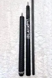 Jacoby BLACK OUT Carbon Break/Jump Pool Cue w/ Sport Wrap, FREE HARD CASE(Black)