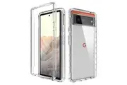 With 3PS Hydrogel SP Soft Clear Heavy Duty Hard Case Cover Screen Protector-For Pixel 6 Pro-Heavy Duty Case