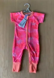 RARE 2016 BNWT Bonds Wondersuit Zippy Size 00 3-6 Months Tropi Cool Short Sleeve