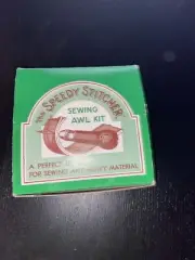 Vintage Authentic Speedy Stitcher Sewing Awl Kit New Old Stock Made in the USA