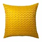 Logan And Mason Chevron Yellow European Pillow Cover