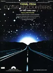THEME FROM CLOSE ENCOUNTERS OF THE THIRD KIND SHEET MUSIC PIANO SOLO MOVIE THEME