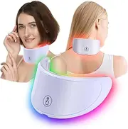 CLETINA 7 Colors Led Light Therapy for Neck - Red Light Therapy for Neck - Portable Light Therapy Product Neck Relief Device Red Light Therapy Device