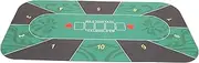 Poker Chip Cloth Holdem Poker Mat Portable Table Universal Tile Game Cushion Tile Games Table Cover Foldable Table Mat Folding Mat Anti-Slip Table Cover Foam Play Mat Rubber