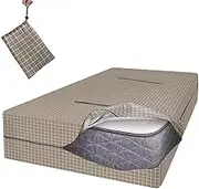 82 × 79 × 15inch Mattress Bag, Heavy Duty Tarp Reusable Storage Bag,Easy Carrier Mattress Moving Cover (King Size)