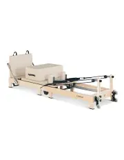 [Lifespan Fitness] Contour Folding Wooden Pilates Reformer Machine Set in Beige