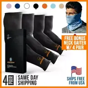 Basketball Arm Sleeves BLACK for Men Women Compression Sleeve Multi Color