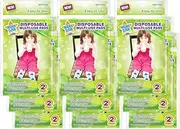 Mighty Clean Baby Disposable Multi-Use Pads - 18 Count Changing Pad, Stroller, or High Chair Liners (9 Packs of 2 Pads)