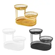 3 Layer Fruit Basket Metal Wire Storage Basket Container Versatile Fruit Holder